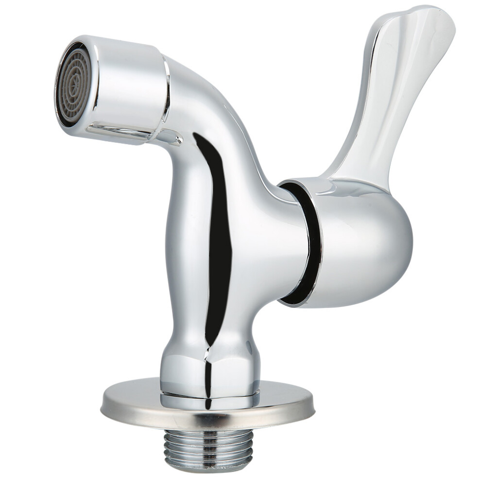 G1/2In Copper Cold Water Tap For Washing Machine Mop Pool Basin Quick Open 4401379836249
