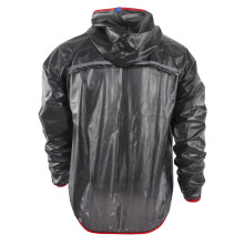 Wasserdichter Regenmantel mit reflektierendem Gürtel für Radfahren, Outdoor-Arbeiten, XL, Dunkelgrau