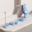 Floor Muscle Exercise Equipment Leg Exercise-Blue Standard 7