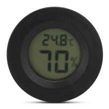 Mini digitalt hygrometer til indendørs udendørs temperaturmonitor, hurtigresponsfugtighedsmåler med Fahrenheit Celsius-konvertering LCD-skærm