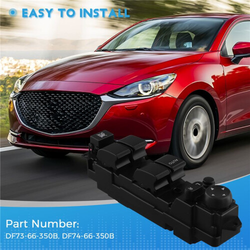Car Window Control  Master Button DF73-66-350B for  2 M2 2007 - 2013 DF7366350B DF7466350B 2