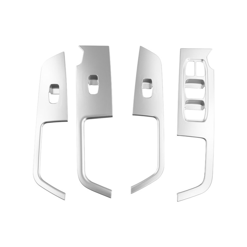 For Ix25 Creta 2015-2019 Inner Door Armrest Window Cover Decoration Control Panel Silver 6132966217797