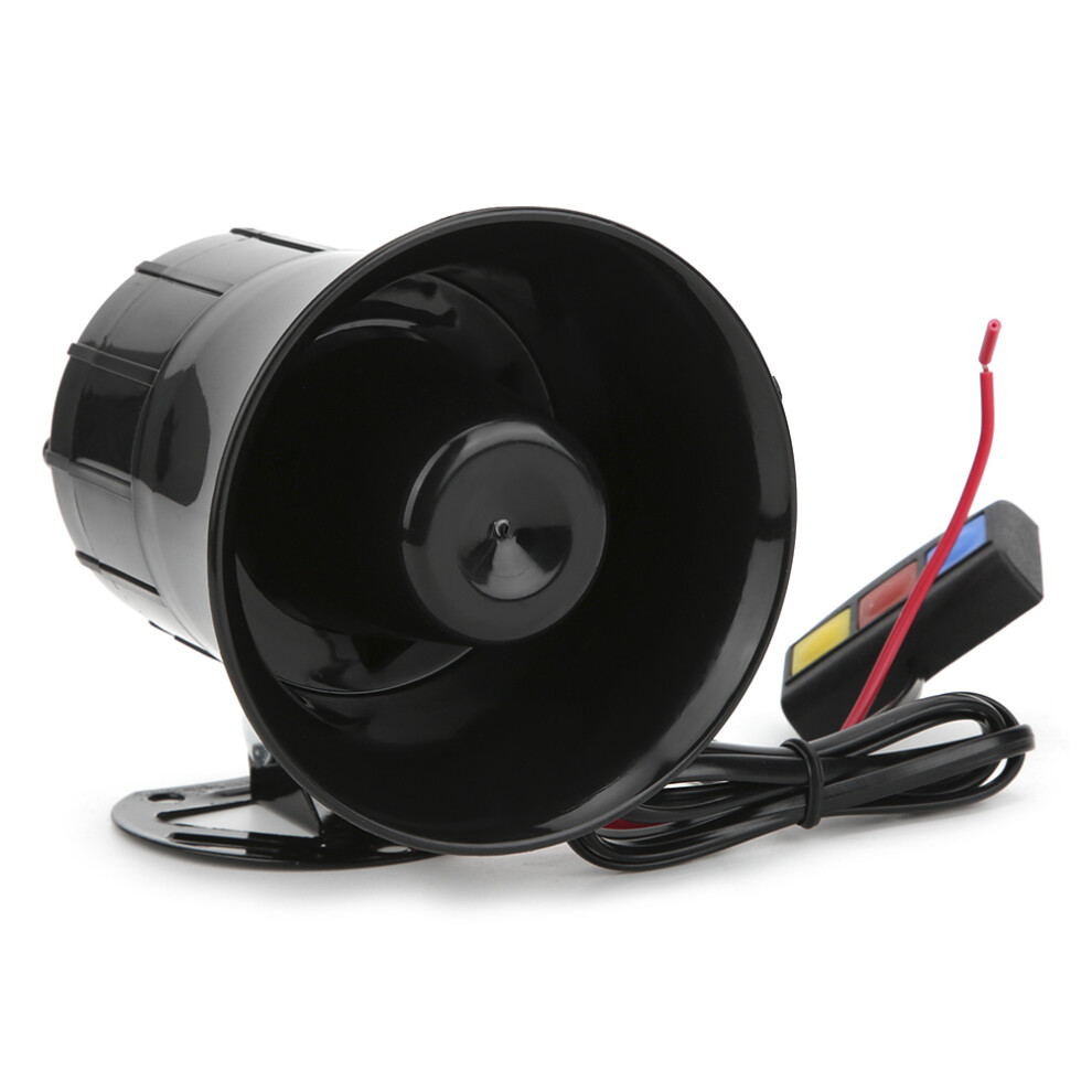 Weatherproof Siren Horn Easy To Install Outdoor Use High Decibel Loud Sound Flame Retardant Shell Dc 12V Low Power Consumption Simple Wiring Dual 9175034370991