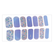 Folii autoadezive pentru unghii, autocolante cu gel impermeabile, aplicare rapidă și ușoară, manichiură de calitate profesională cu un design