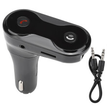 Transmissor FM Bluetooth para carro, dispositivo sem fio para chamadas em modo mãos-livres, streaming de música, com cancelamento de ruído e