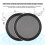 Capa protetora para subwoofer de 8 polegadas, tela de proteção com anel de metal e plástico e parafusos inclusos, grade de aço para subwoofer em 7