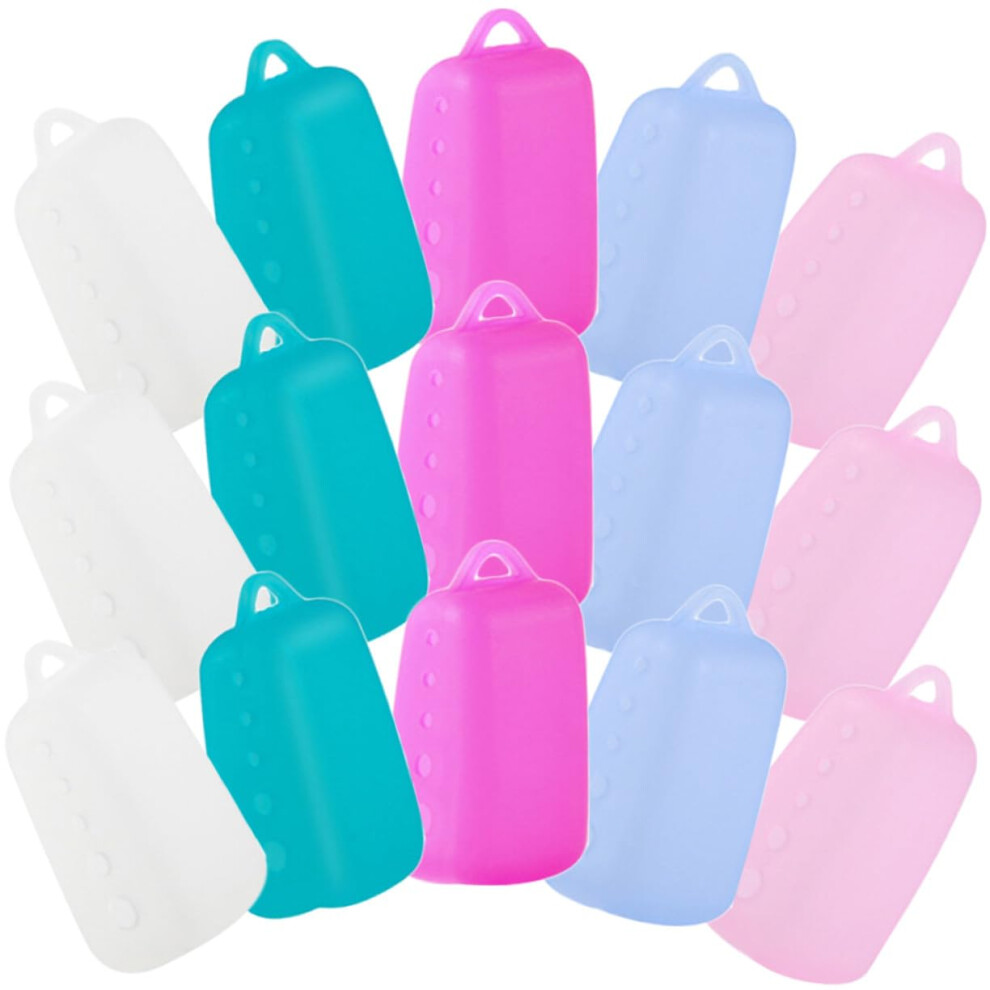 Silicone Toothbrush Protective Caps 15Pack Universal Fit For Standard Heads Portable Case Business Trips Hygiene