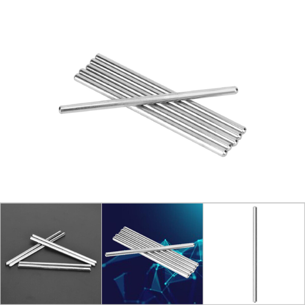 6Pcs Stainless Steel 100Mm D Hole Shaft - Toy Car & Industrial Robot Gear Axle 4961379843901