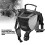 Adjustable Nylon Dog Saddle Bag Backpack with Side Pockets, Small to Large Black S 4