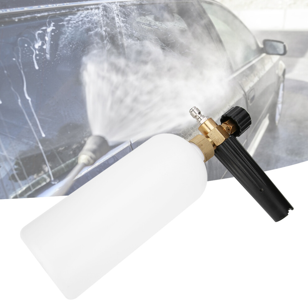 Automotive Foam Cannon 1L Spray Bottle 1/4In High Pressure Car Wash Tool 4661379844327