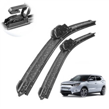 Front Wiper Blades 24'+16' for SsangYong Tivoli 20152019 AllWeather Curved Windshield Fit