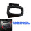 Car Headlight  Knob Trim Panel Frame Cover for  Focus 12-14  Light Lamp  Button Caps Left Hand Drive 4