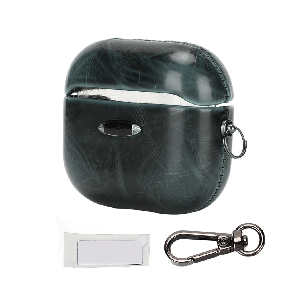 Premium Leather Case For Airpods 3Rd Gen Genuine Leather Shockproof Protection With Keychain, 360 Degree Protection Dust Dirt Cover Wireless Charging 9176269284299
