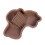 Turtles Grooming Pool With Detachable Ladder System-Brown red 1