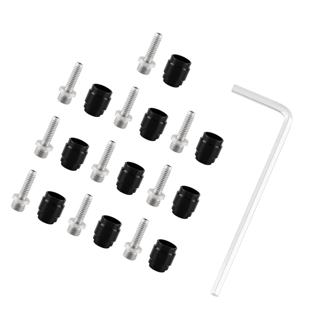 10Pcs Brake Sleeve And Connecting Insert Aluminum Alloy- Black 7627001024069