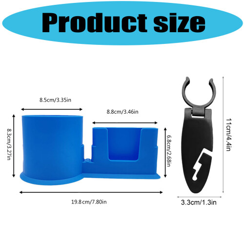 Plastic Beverages Smartphone Holder For-Blue Tie the rope 1