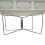 Case Base Frame with Antislip Mats Portable for Camping-Silver 3