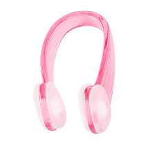 Practical Swimming Nose Clips with Storage Box Silicone-Pink