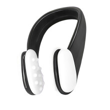 Swimming Nose Clip Silicone Swim Nose Plugs with Storage-Black