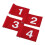 4Pcs 1-4 Practice Numbered Golf Flag Oxford Cloth Small Putting 1