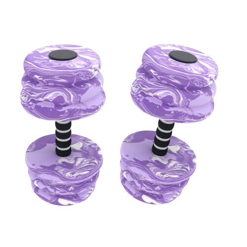 1Pair Aquatic Exercise Dumbells Water Aerobic Exercise-Purple