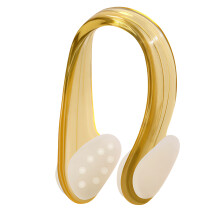 Swimming Nose Clip Nose Plugs with Storage Box Easy to-Yellow