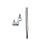 Double Kick Drum Pedal Stabilizer Rod Enhances-Silver 6