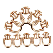 10pcs Rotatable Leather Rivets for Handbags and Backpacks DIY Bag Hardware Fasteners