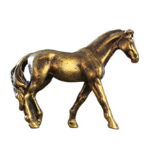 Bronzen legering paardenstandbeeld Gedetailleerd snijwerk-3