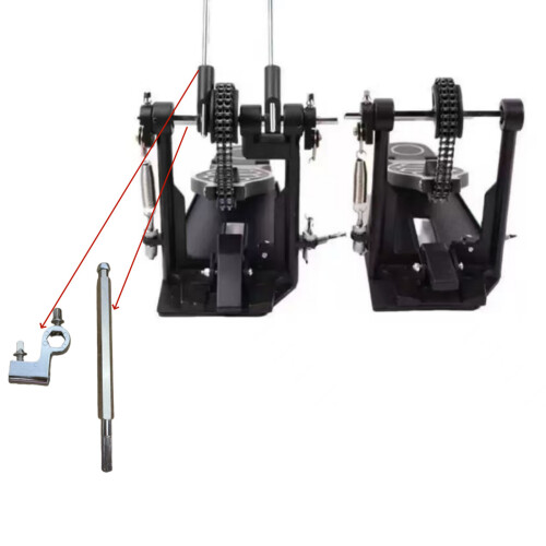 Practical Drumming Pedal Connector Rod Suitable for-Black 1