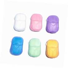 Confetti Soap Sheets 5 Boxes Travel Soap Sheets Jasmine Scent Per Box Compact For Camping Hiking Bath And Hand Wash
