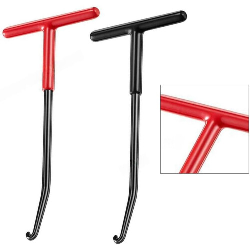 Exhaust Spring Puller Tool THandle Spring Hook Puller Metal Exhaust Removal Tool For Vehicle Brakes Mower Deck 1