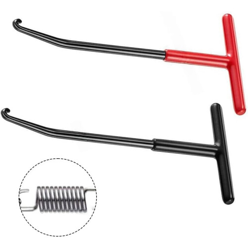 Exhaust Spring Puller Tool THandle Spring Hook Puller Metal Exhaust Removal Tool For Vehicle Brakes Mower Deck 2