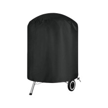 Schwere, runde Grillabdeckung, wasserdichtes-Schwarz 61x70cm