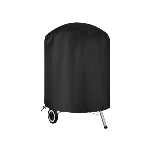 Sonnenschutzabdeckung für Außengrills mit-Schwarz 58x77cm