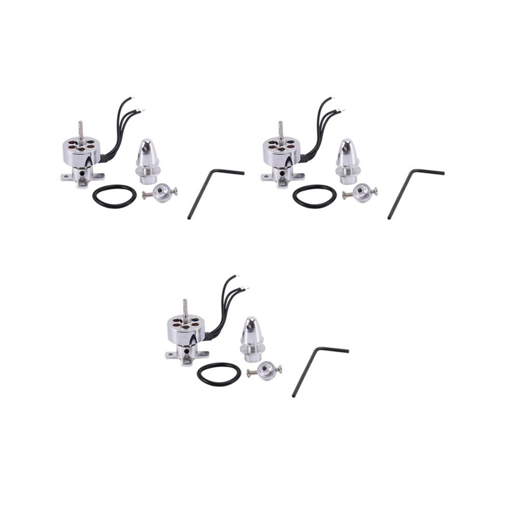 3X Rc Drone Accessories 10G Brushless Motor Out Runner 1811 2000Kv For Radio Control Aircraft 6031922952102