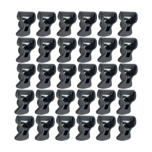 30er-Pack windbeständiger Kordelclip mit effizienter