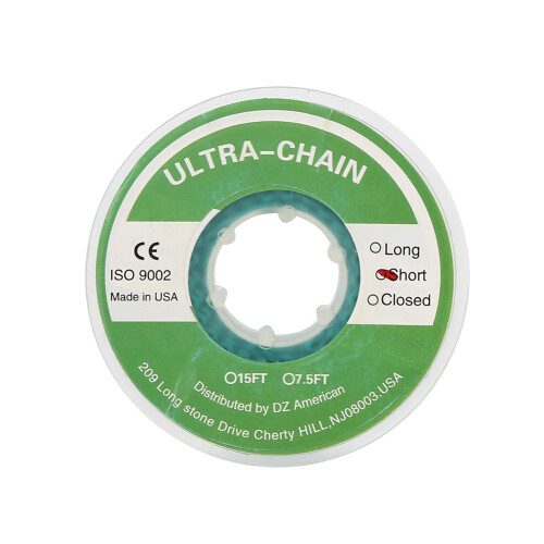 High-Quality Elastic Rubber Chain in Light Green for Orthodontics 1