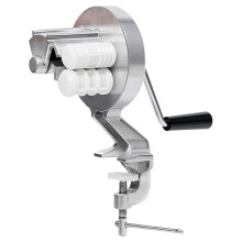 Manual Pasta Maker with Ergonomic Hand Crank, RustResistant Alloy, Cavatelli and Macaroni Tool
