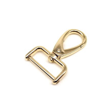 Metal Detachable Openable Swivel Leather Bag Handbag Shoulder Strap Clasp Key Lock Up Chain Collar DIY Color Gold Inside Width 16mm