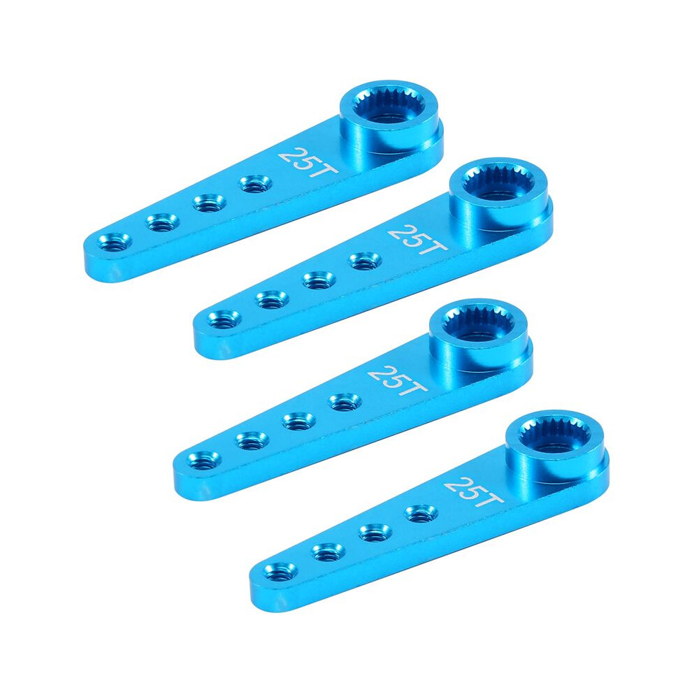4Pcs 37Mm 25T Metal Extension Steering Servo Arm Horn For Rc Car Crawler Parts, 4713920571579