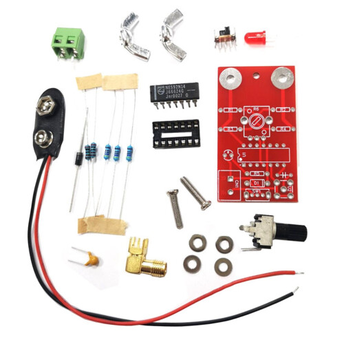 Magnetic Loop Antenna Module Active HA SDR Short Medium Wave Radio Low Noise Adjustable Gain Loop Antenna 1