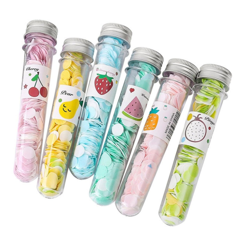 Soap Sheets 6Pack Portable Travel Disposable Handwashing Paper For Camping, Hiking  Random Fruit Pattern