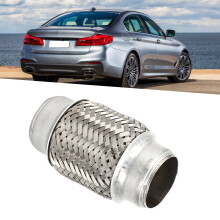 Flexible Stainless Steel Exhaust Pipe 38 x 102mm / 1.5 x 4in for Car Repairs