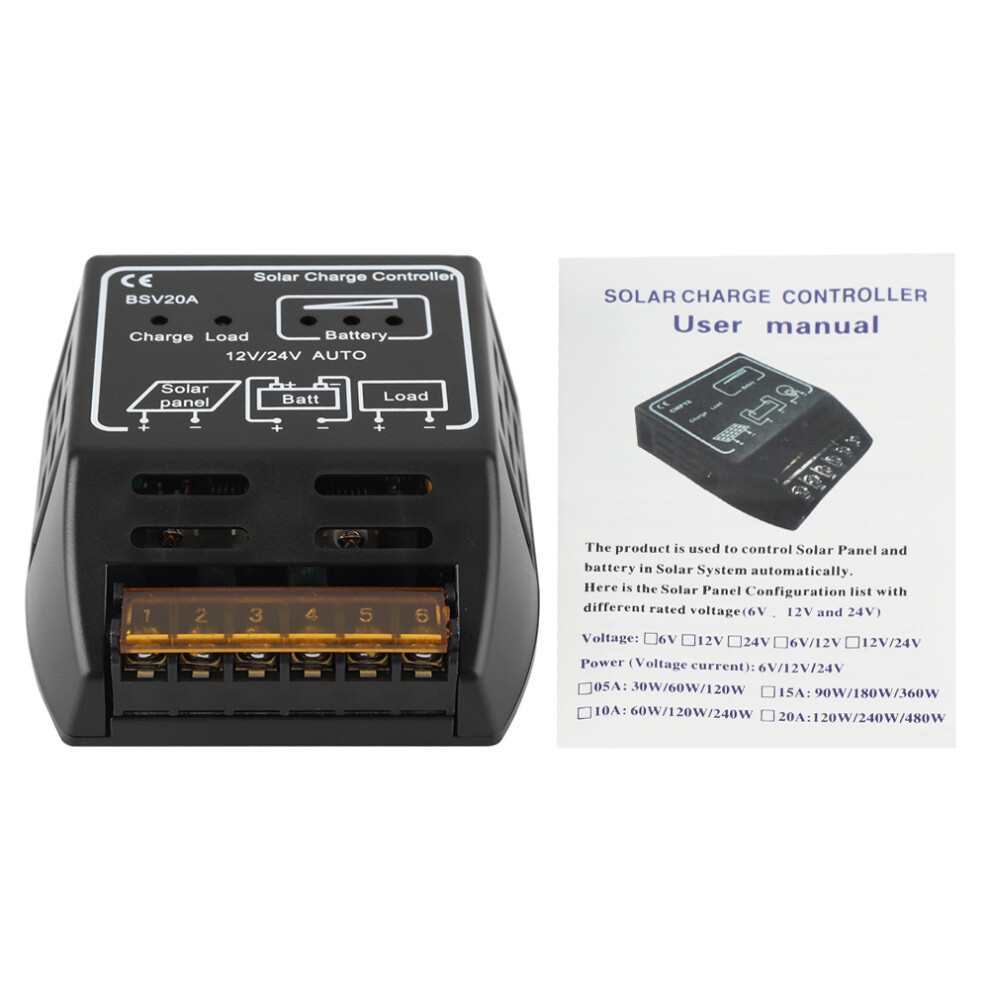 Pwm Solar Charge Controller Solar Charge Controller Pwm Solar Charge Controller Auto 12V 24V System Battery Regulator Overcharge Protection Short 9405630640397