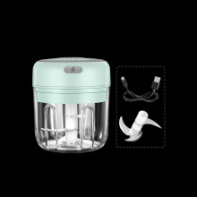 Tritatutto elettrico per aglio ricaricabile tramite USB, mini robot da cucina potente, forte forza di taglio e tritatura rapida per aglio, cipolla,