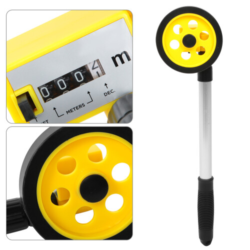 WS-202 C2 Adjustable Distance Measuring Wheel, 999.9m Range, Lightweight 2