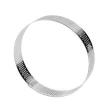 Stainless Steel Cake Ring with Uniform Air Holes for Mousse Baking and Handmade Desserts