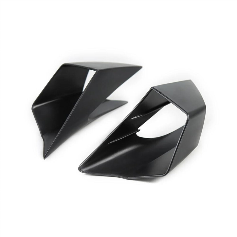 Fairings Aerodynamic Fixed Wind Wing Kit Spoiler Cowling Black 9187378030028