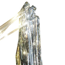 10 stuks goud/zilver tinsels gloeiende stokken met-Zilver